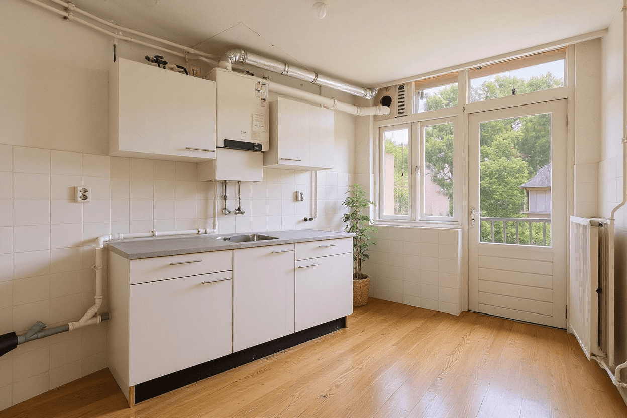 Kluswoning Gibraltarstraat 80-2 in Amsterdam, impressie na renovatie