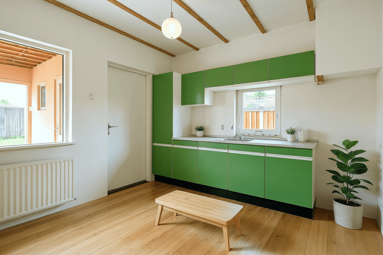 Kluswoning Eykerstokweg 6 in Heythuysen, impressie na renovatie