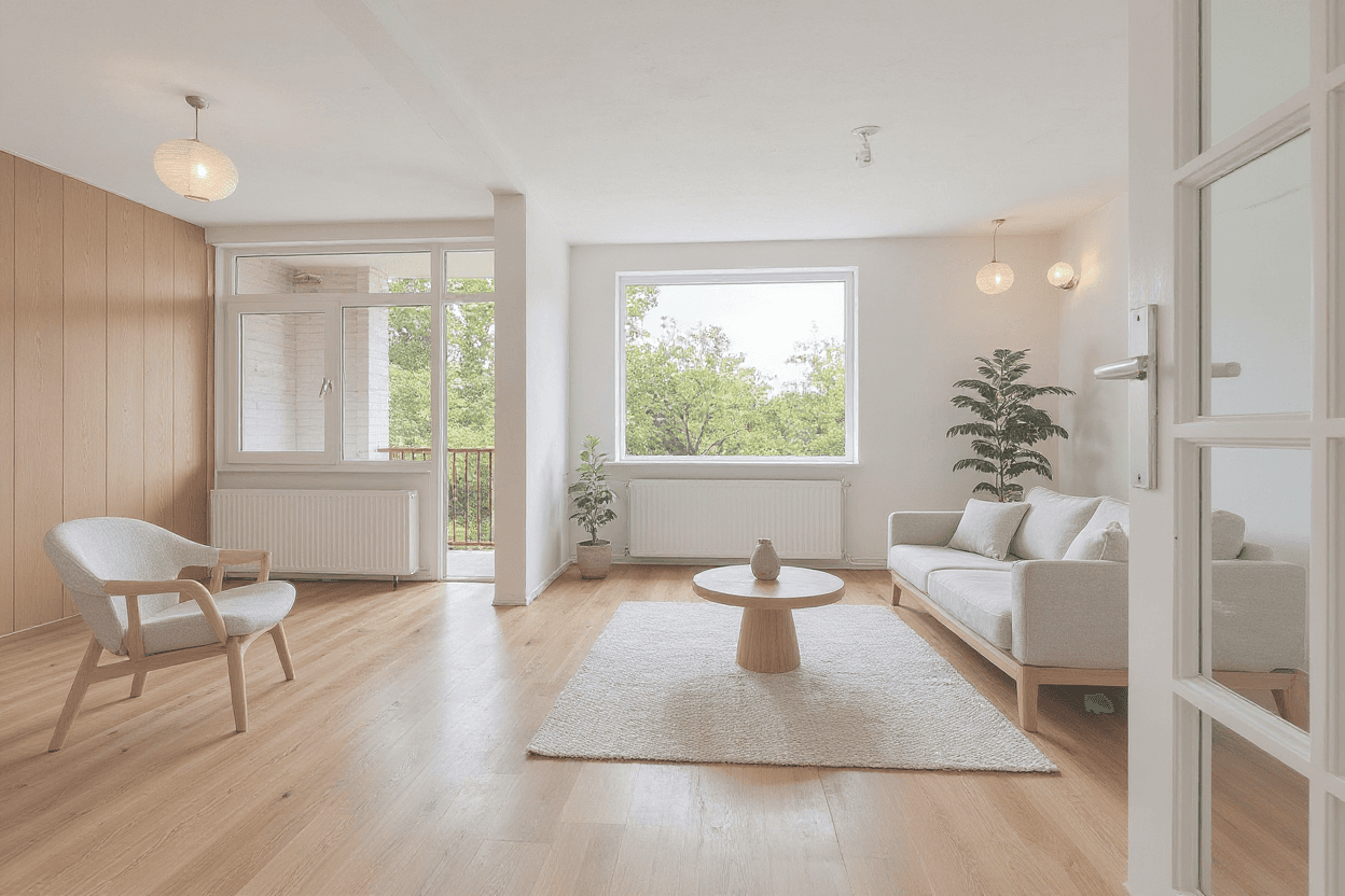 Kluswoning Wolvenlaan 133 in Hilversum, impressie na renovatie