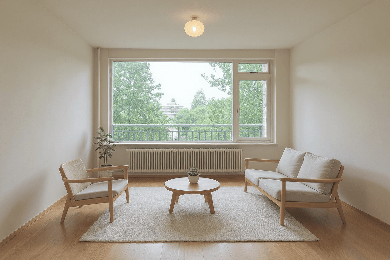 Kluswoning Kringloop 55 in Amstelveen, impressie na renovatie
