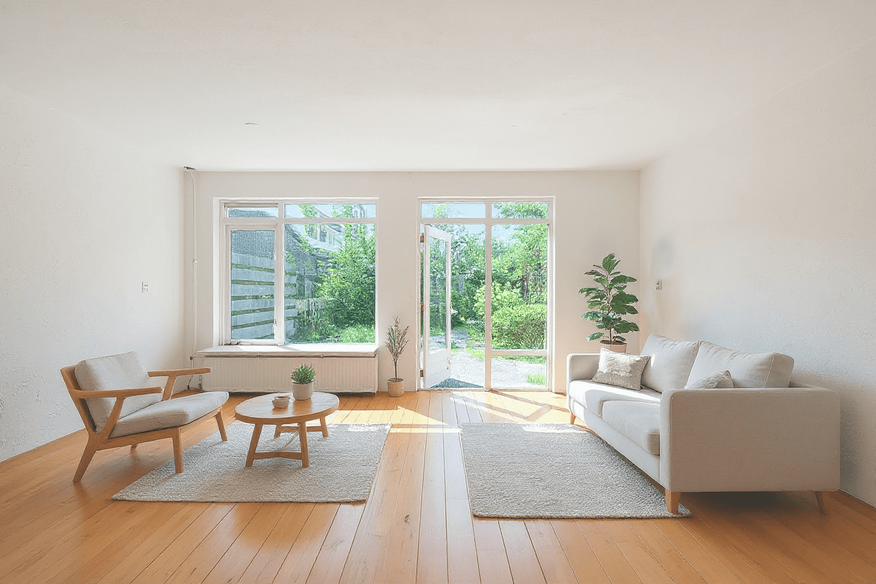 Kluswoning Kopakker 18 in Koog aan de Zaan, impressie na renovatie