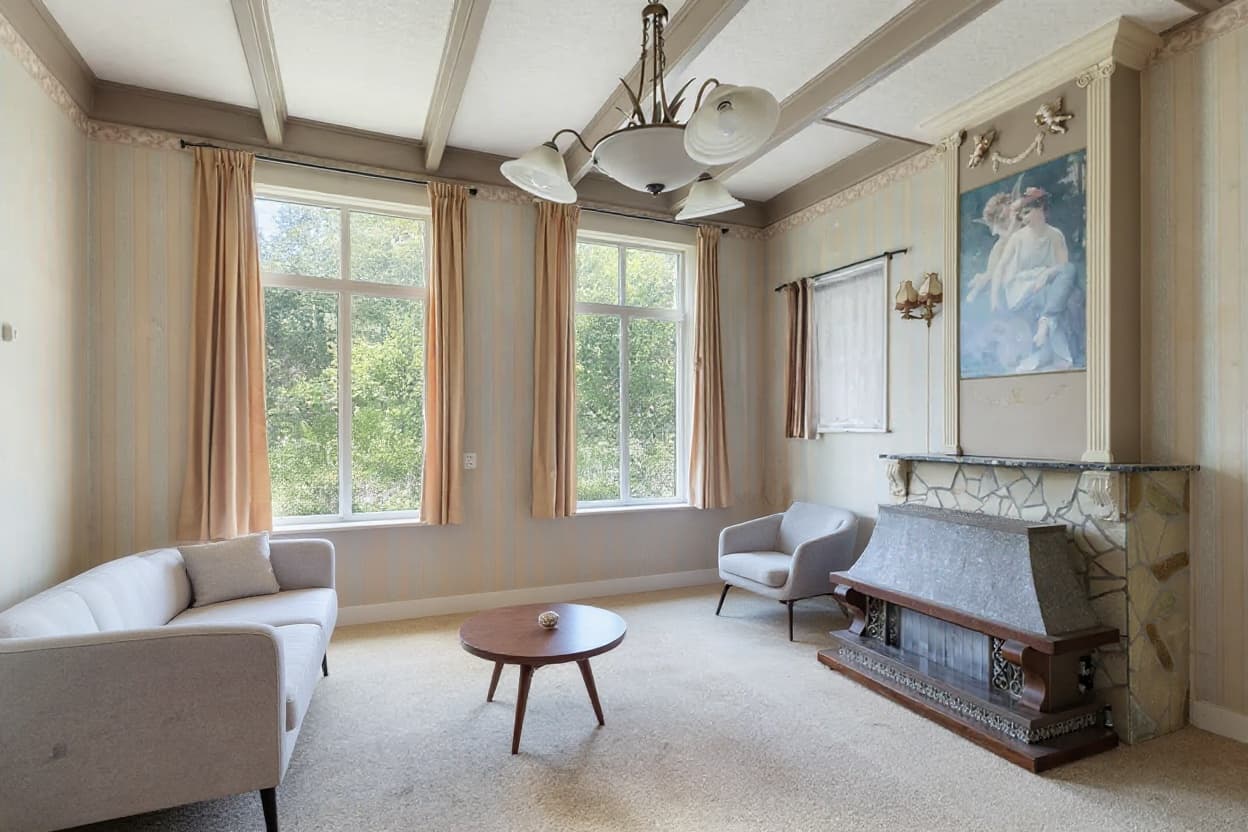 Kluswoning Oudebildtdijk 110 in Oudebildtzijl, impressie na renovatie