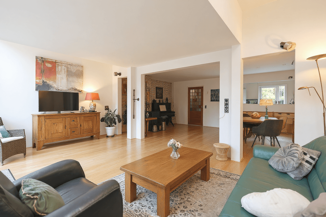 Kluswoning Nagtglaslaan 25 in Naarden, impressie na renovatie