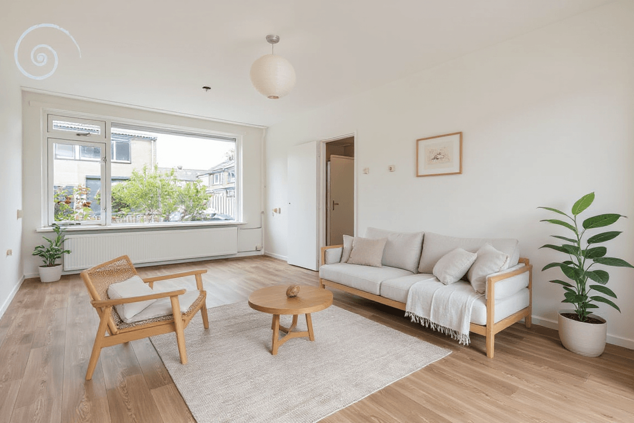 Kluswoning Hertog Jan van Beierenlaan 38 in Nieuwe-Tonge, impressie na renovatie