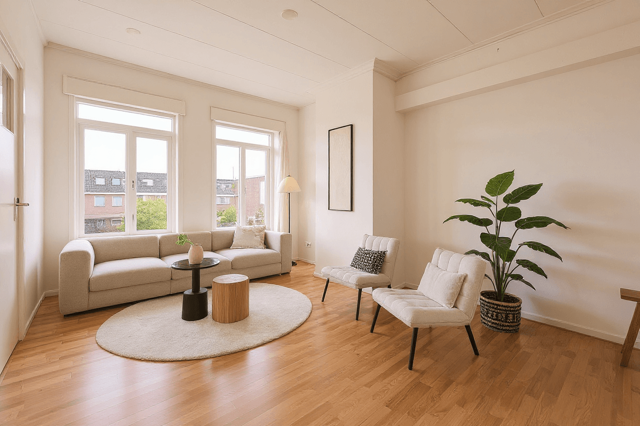 Kluswoning Saenredamstraat 64-RD in Haarlem, impressie na renovatie