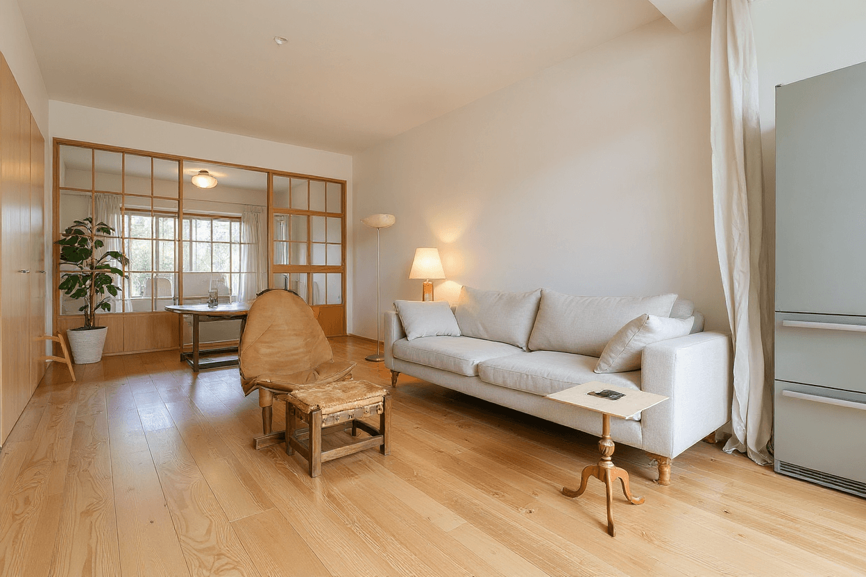 Kluswoning Derde Schinkelstraat 33-A in Amsterdam, impressie na renovatie
