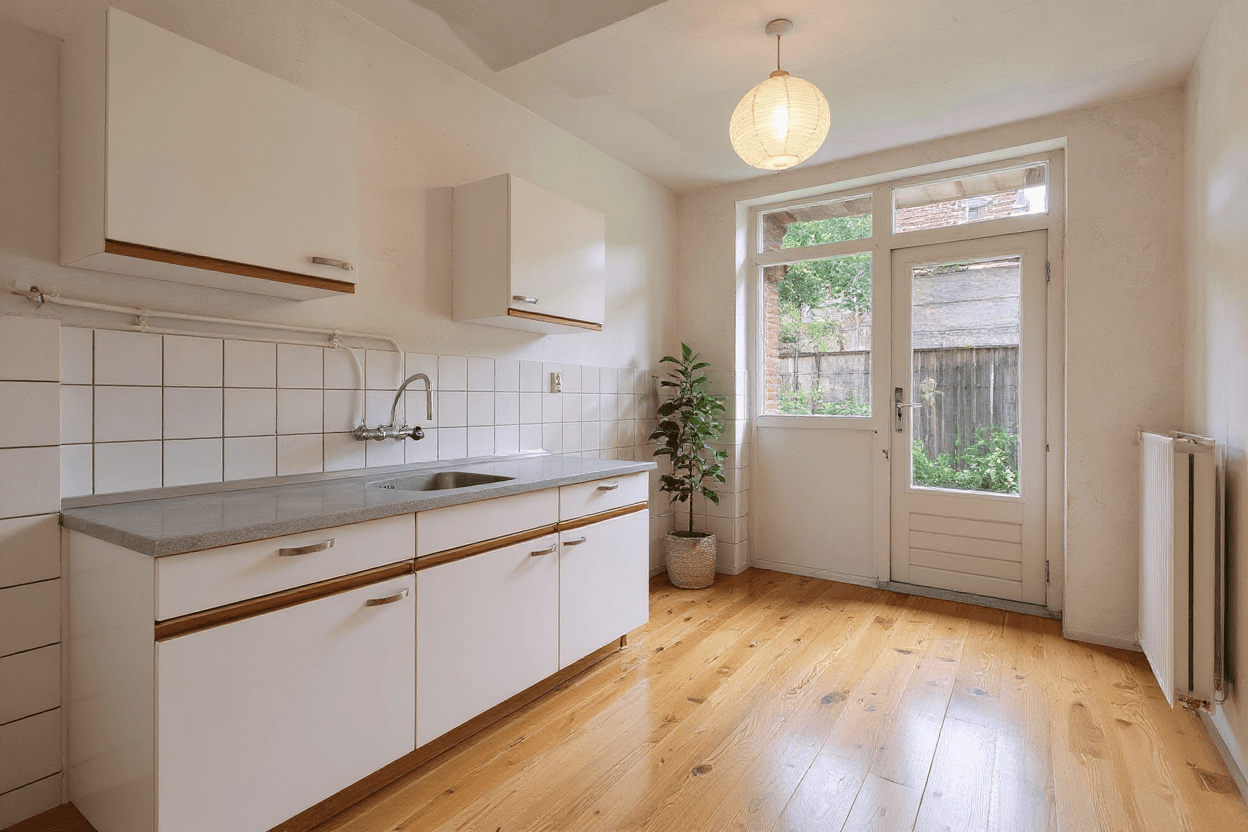 Kluswoning Schalk Burgerstraat 98 in Amsterdam, impressie na renovatie