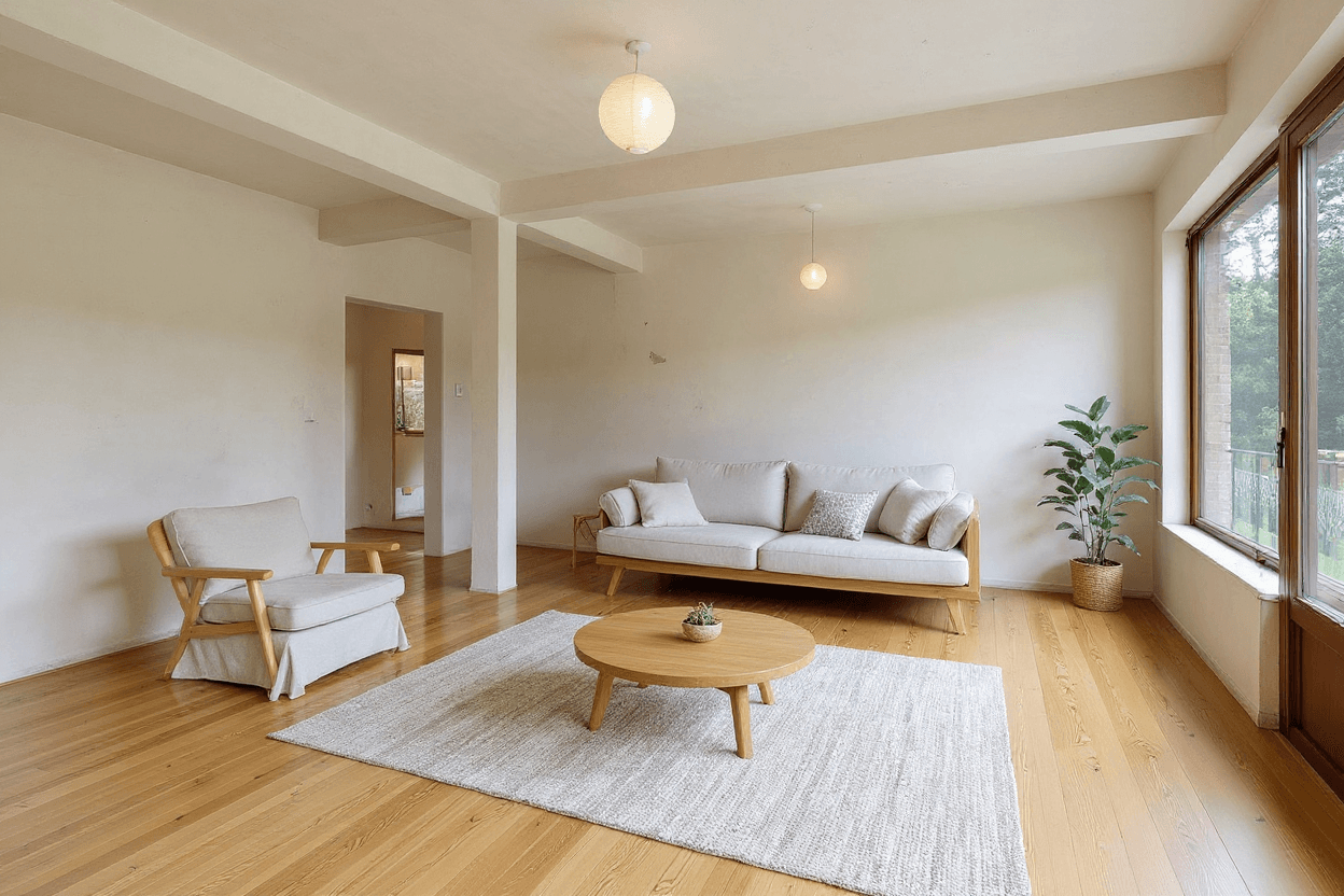 Kluswoning Rijnstraat 11-A in Doornenburg, impressie na renovatie
