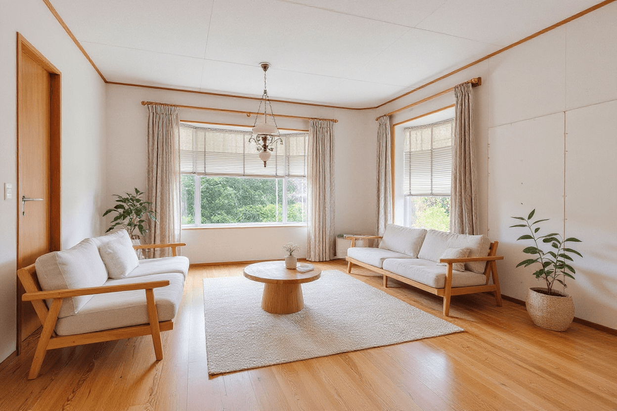 Kluswoning Woudweg 136 in Dokkum, impressie na renovatie