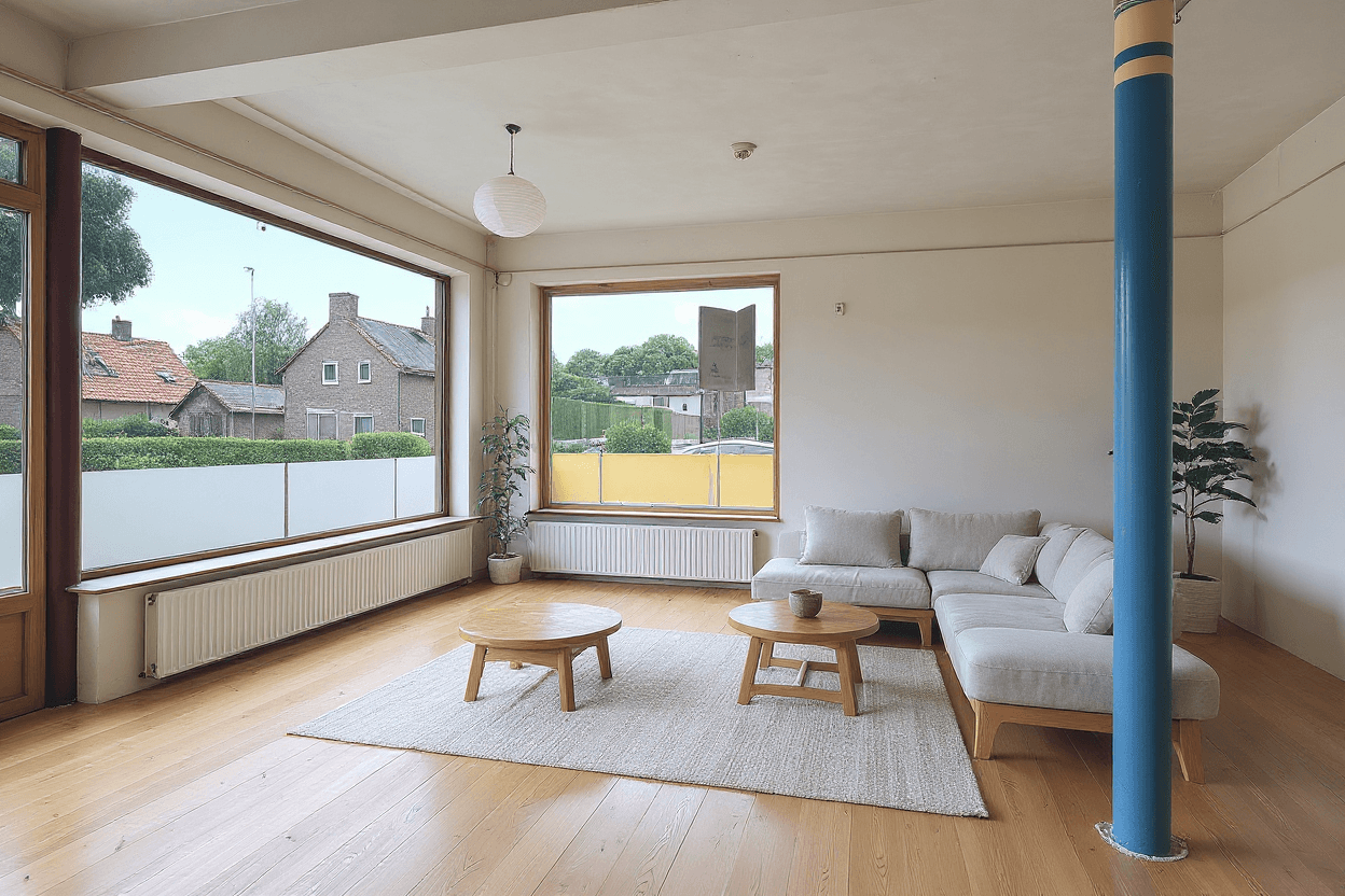 Kluswoning Rijnstraat 11 in Doornenburg, impressie na renovatie