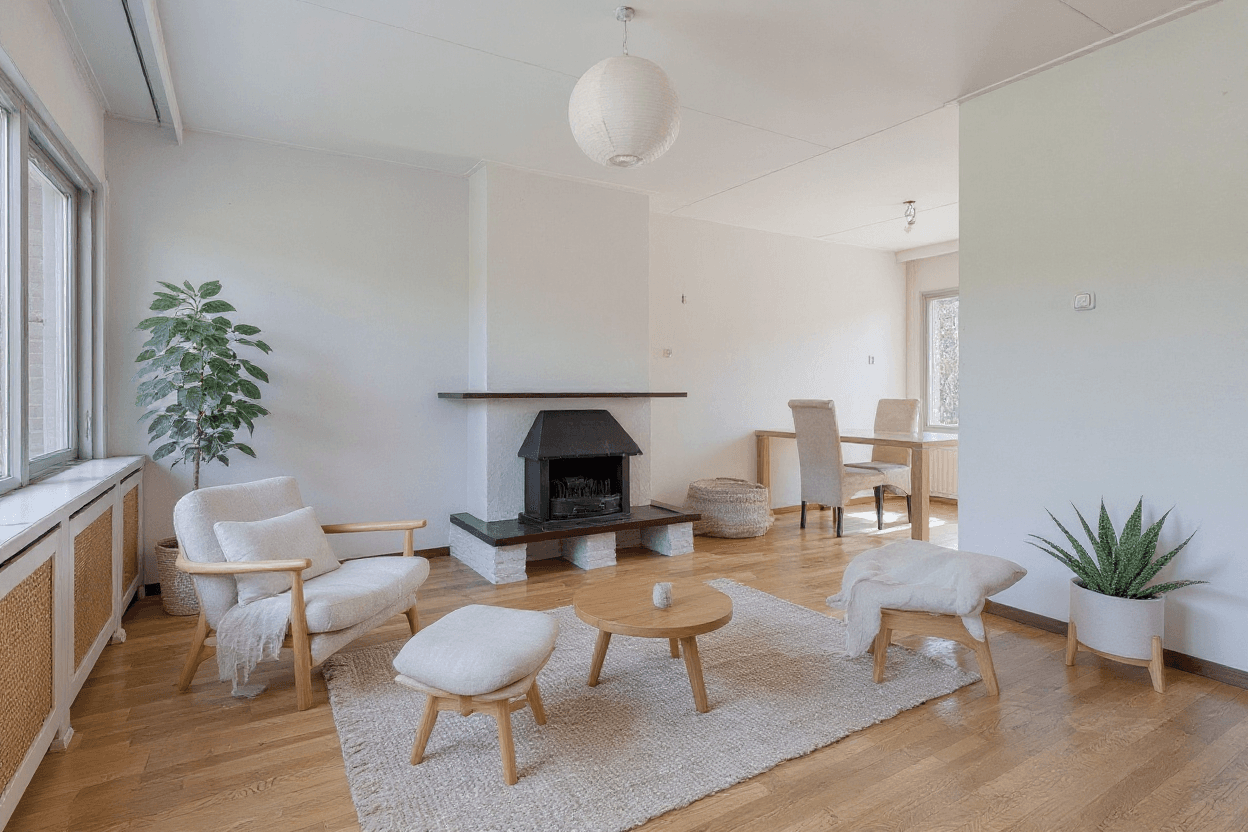 Kluswoning Toniesplein 9-A in Nistelrode, impressie na renovatie