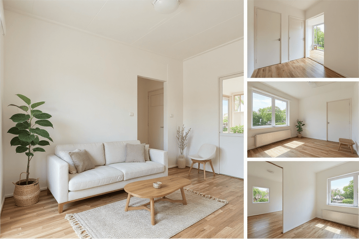 Kluswoning Ten Harmsenstraat 25 in Alphen aan den Rijn, impressie na renovatie