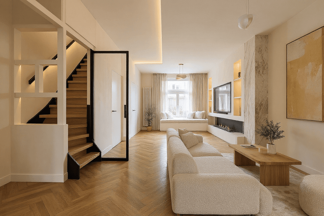 Kluswoning Meerssenerweg 129 in Maastricht, impressie na renovatie