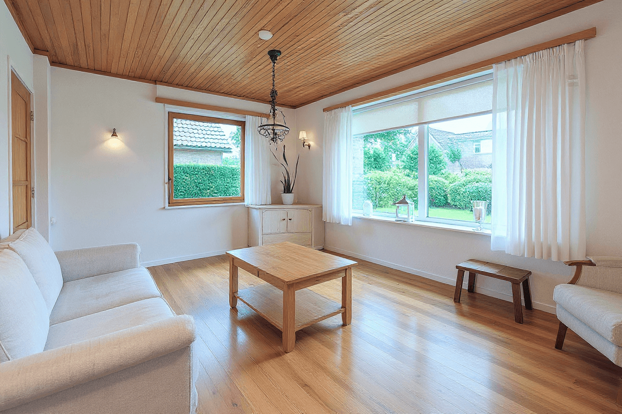 Kluswoning Elzenlaantje 2 in Aalsmeer, impressie na renovatie