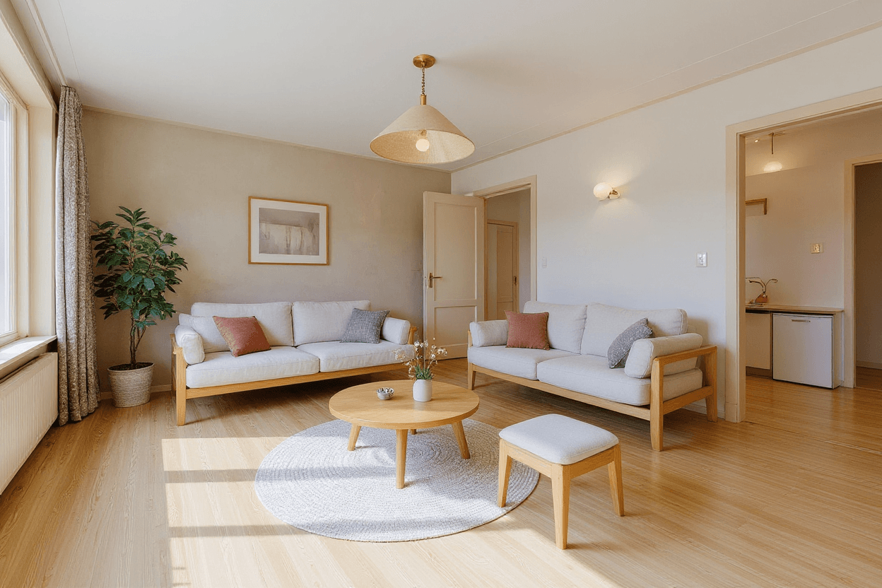 Kluswoning Dorpsstraat 203-C in Assendelft, impressie na renovatie