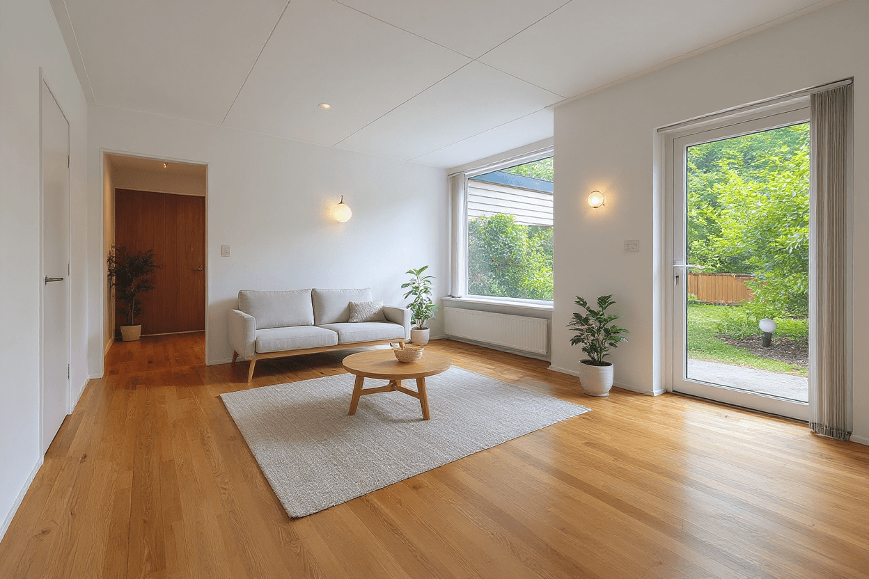 Kluswoning Thorbeckelaan 53 in Naarden, impressie na renovatie