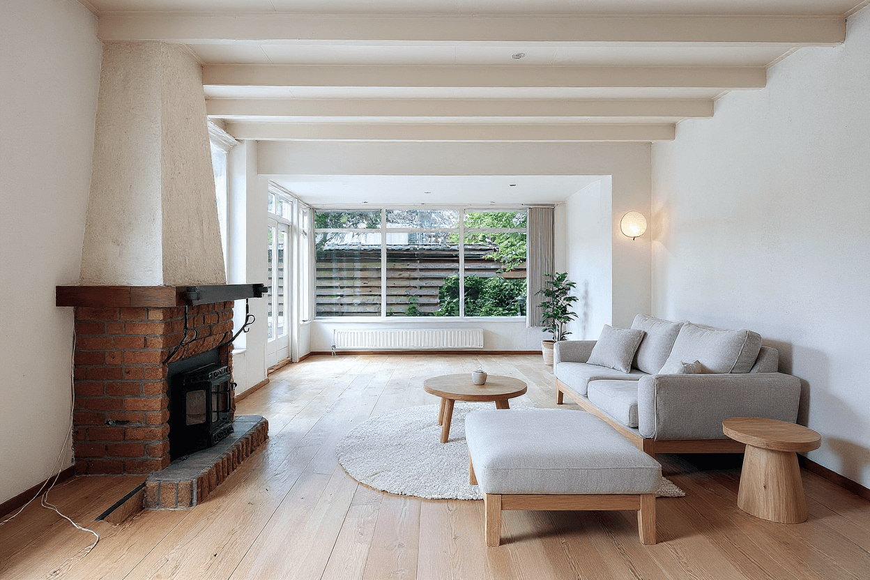Kluswoning It Achterbosk 2 in Stiens, impressie na renovatie
