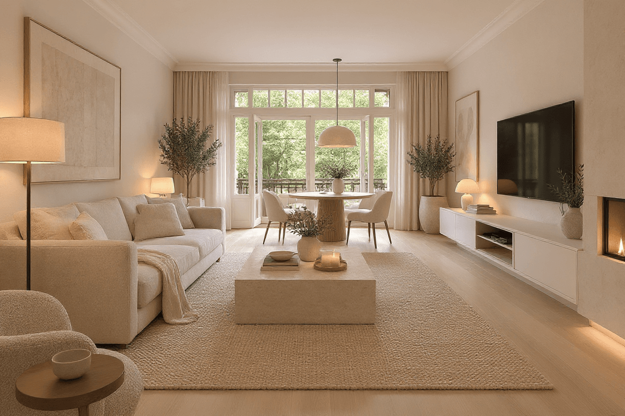 Kluswoning Apollolaan 43-1 in Amsterdam, impressie na renovatie
