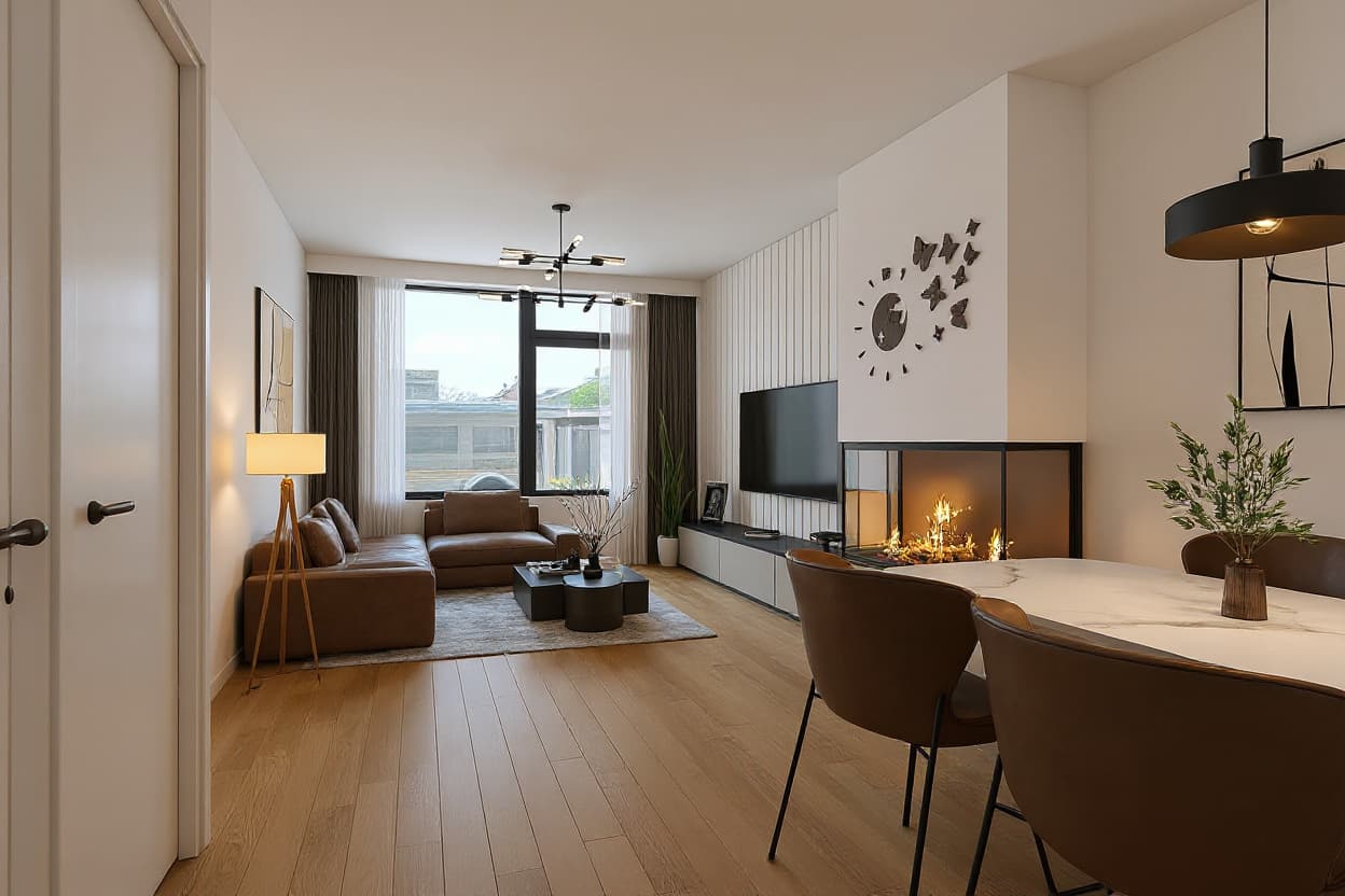 Kluswoning Broekemastraat 55 in Nieuw-Vennep, impressie na renovatie
