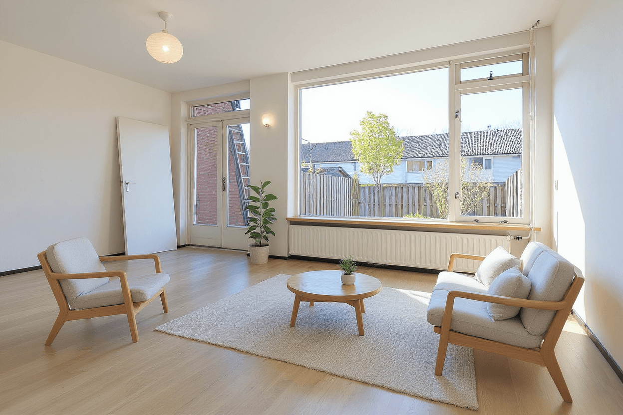 Kluswoning Oostmoor 24 in Nieuw-Vennep, impressie na renovatie