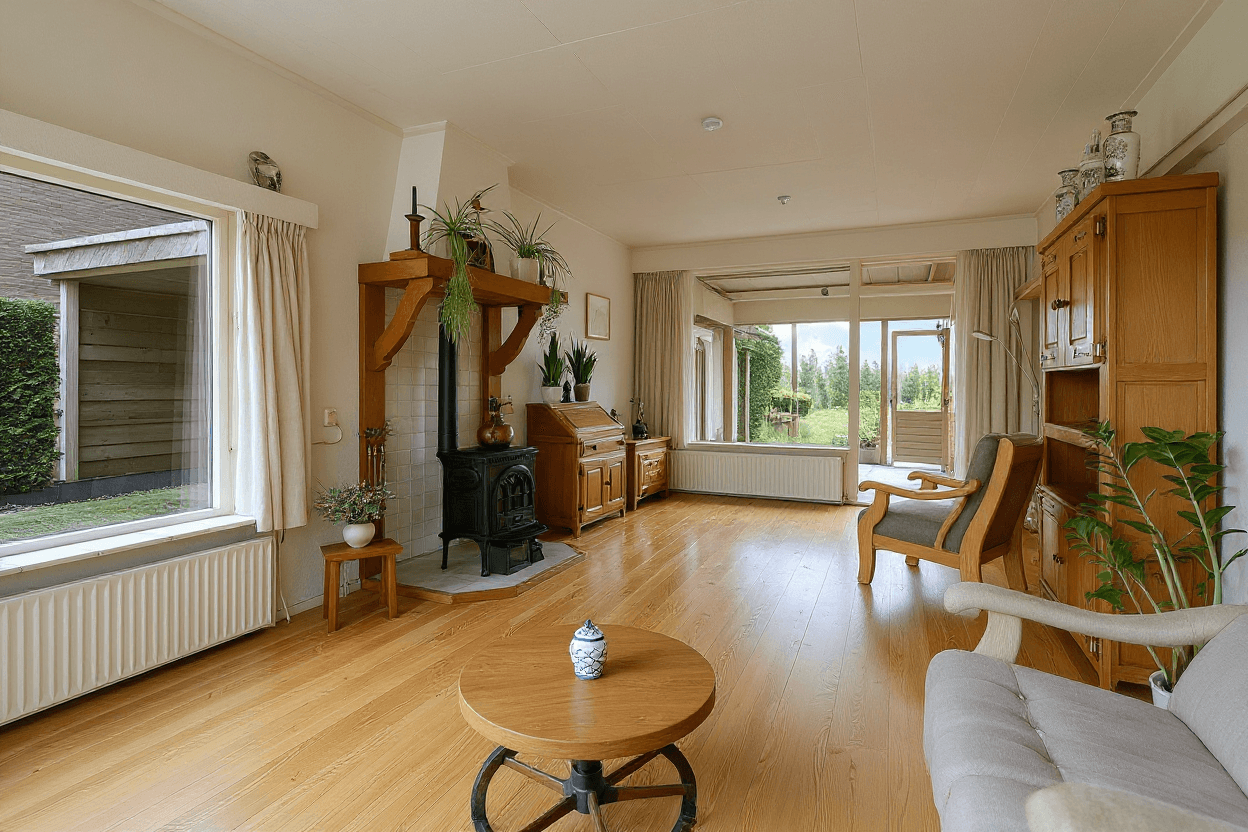 Kluswoning Wechelerweg 46-B in Diepenveen, impressie na renovatie
