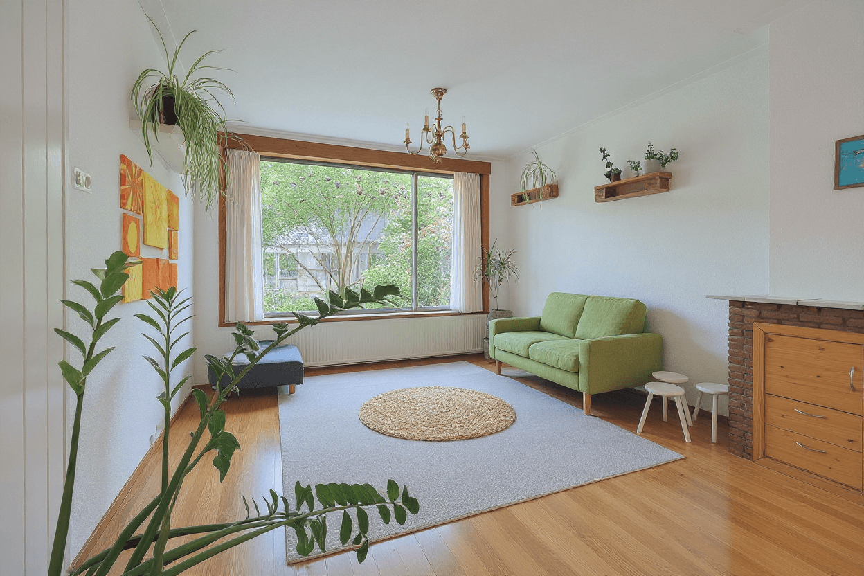 Kluswoning Rossinistraat 8 in Leiden, impressie na renovatie