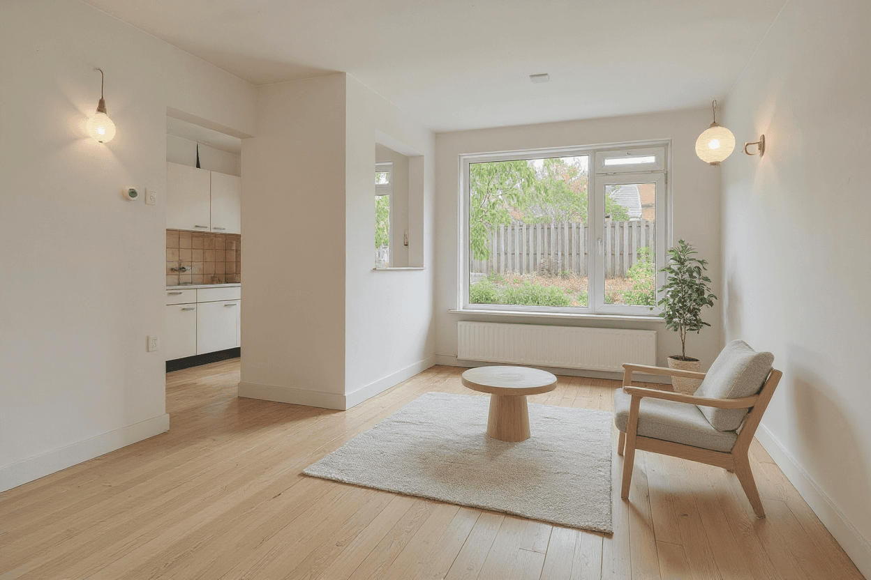 Kluswoning Amstenraderweg 74 in Hoensbroek, impressie na renovatie