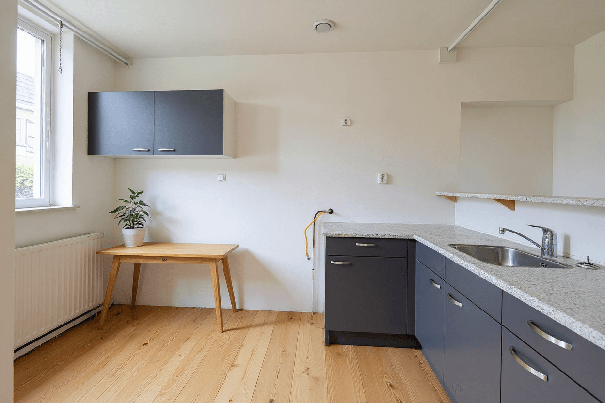 Kluswoning Bedumerstraat 1 in Groningen, impressie na renovatie