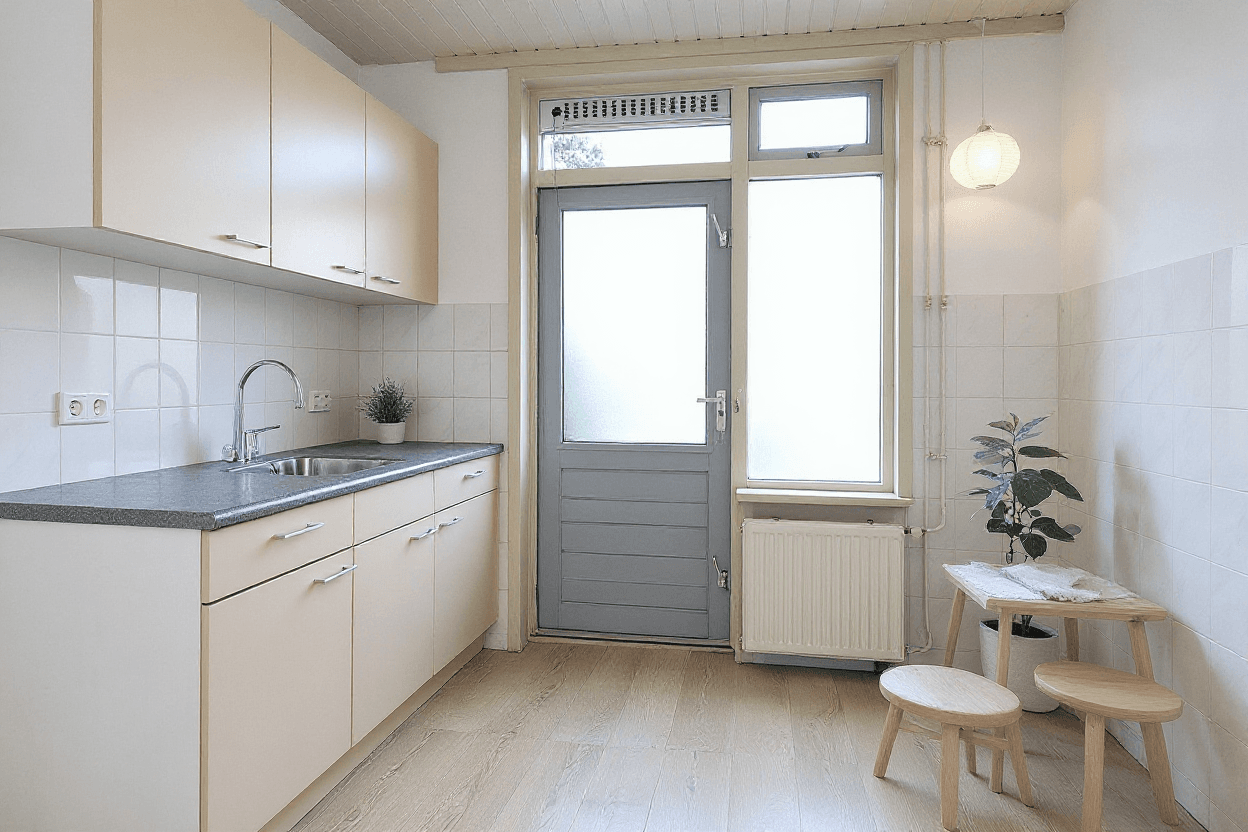Kluswoning Zuidenveld 32 in Assen, impressie na renovatie