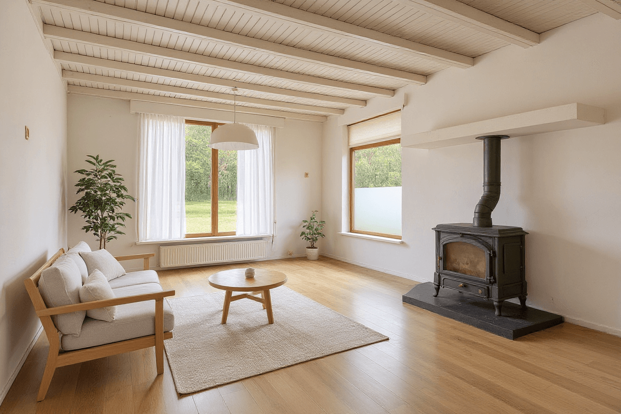 Kluswoning Nistelrodeseweg 24 in Heesch, impressie na renovatie