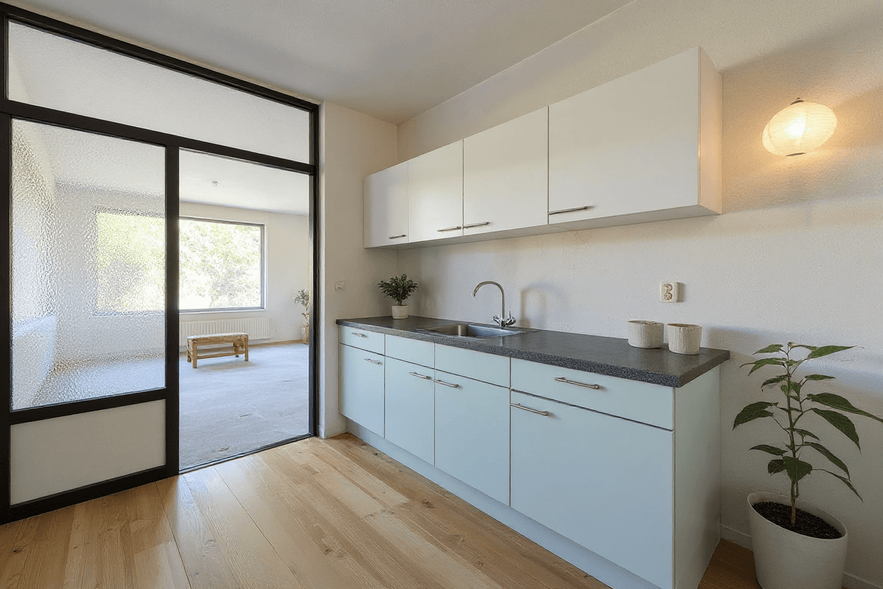 Kluswoning Pinksterbloem 48 in Kampen, impressie na renovatie