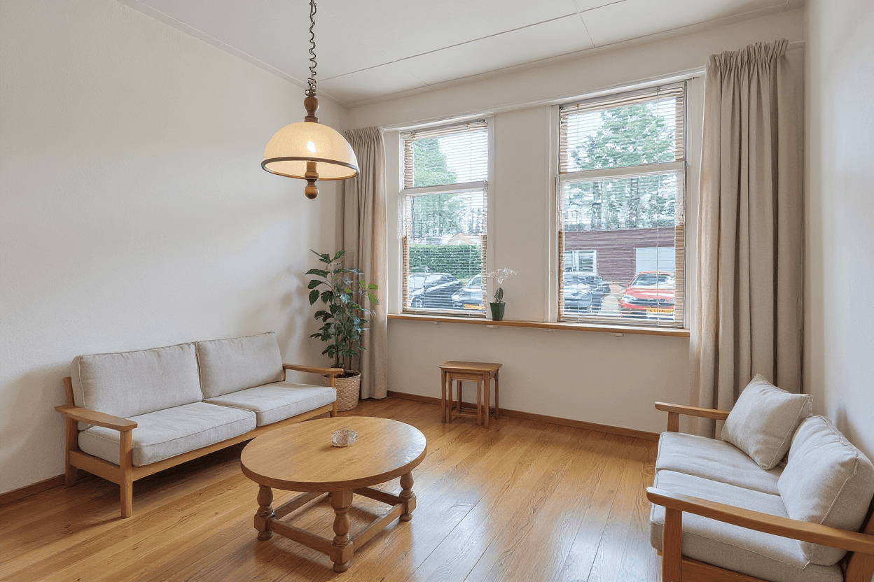 Kluswoning J.W.C. Bloemstraat 29 in Alphen aan den Rijn, impressie na renovatie