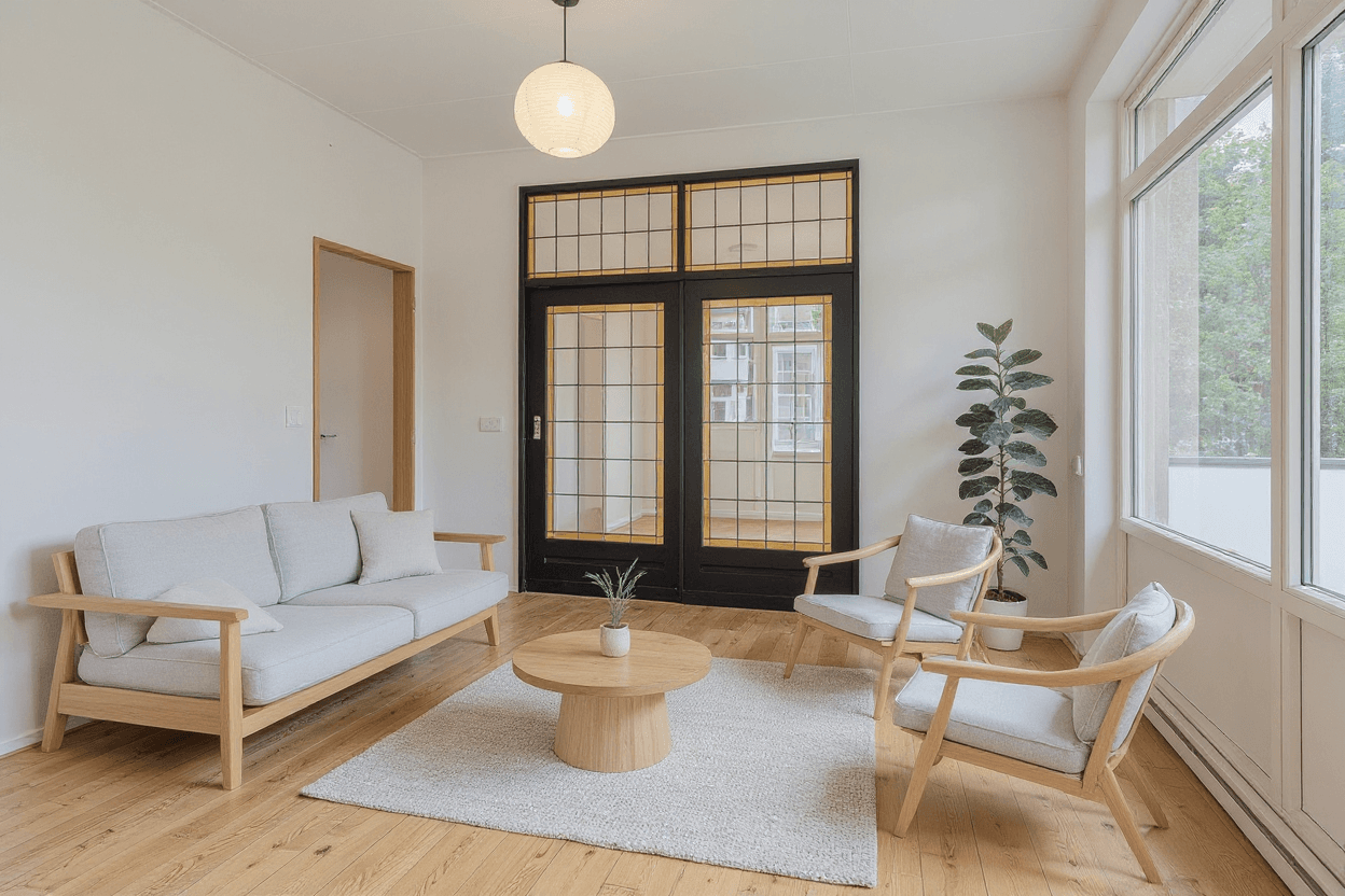 Kluswoning Galjootstraat 24-B in Rotterdam, impressie na renovatie