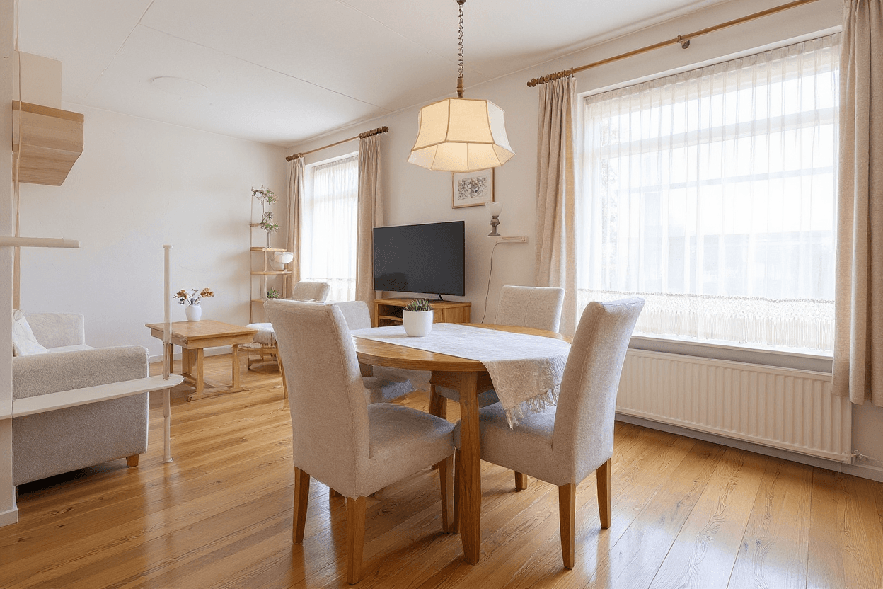 Kluswoning Brugstraat 55 in Raalte, impressie na renovatie