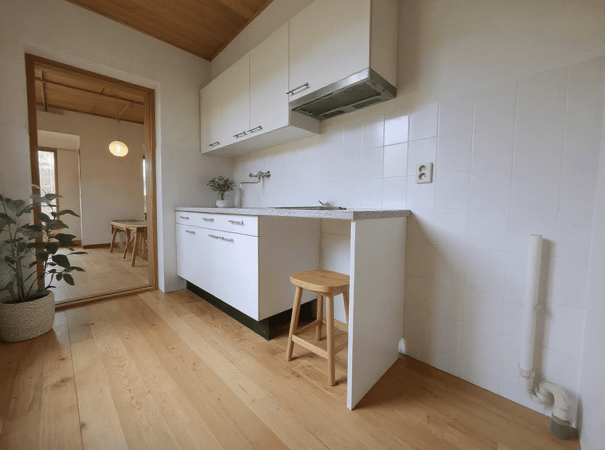 Kluswoning Van Lieshoutstraat 30 in Rotterdam, impressie na renovatie