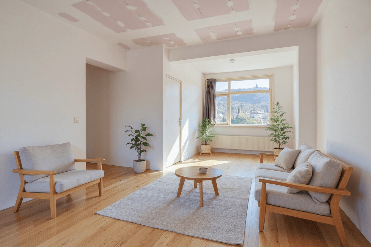 Kluswoning Gentiaanplein 13-H in Amsterdam, impressie na renovatie