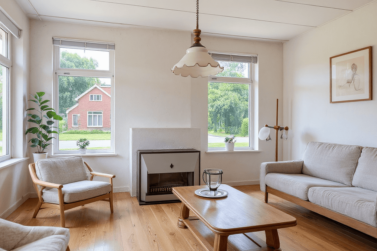 Kluswoning Jipsingboertangerweg 20 in Sellingen, impressie na renovatie