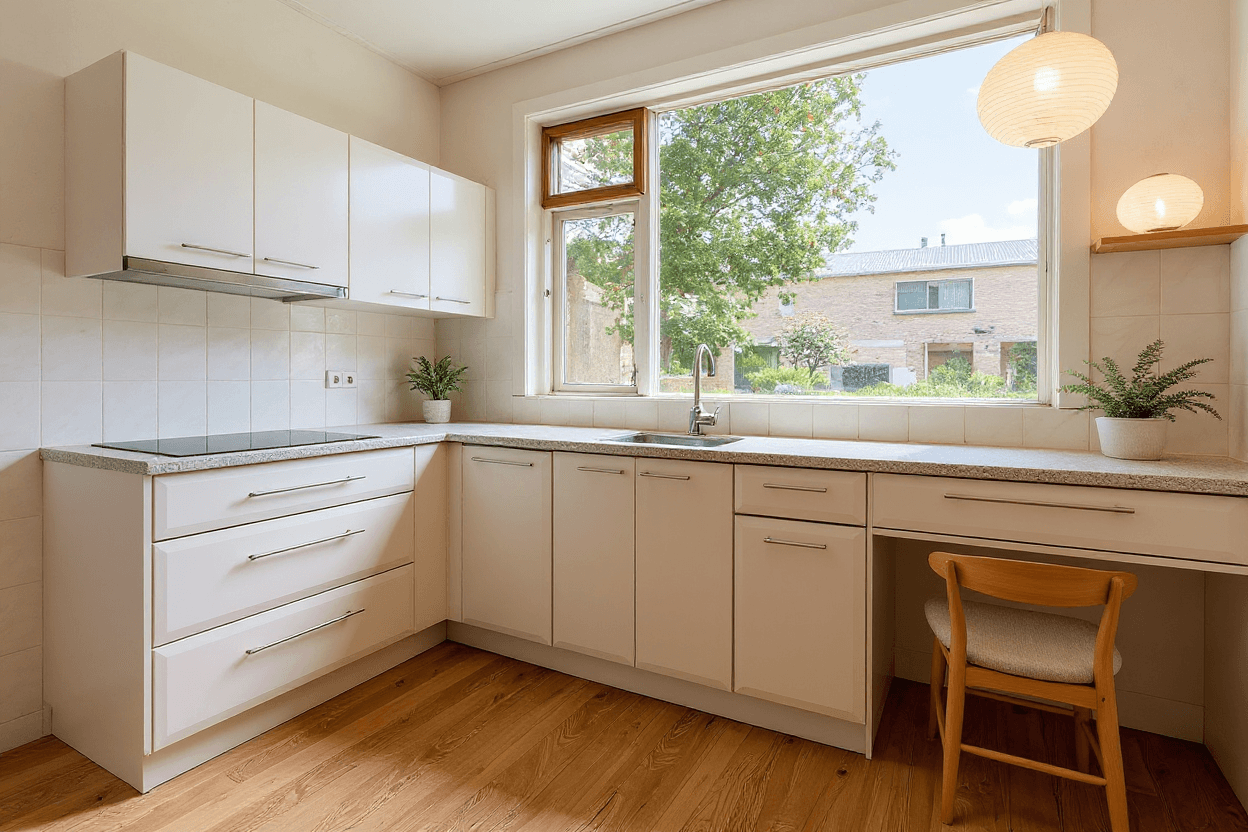 Kluswoning Duinoordseweg 22 in Oostvoorne, impressie na renovatie