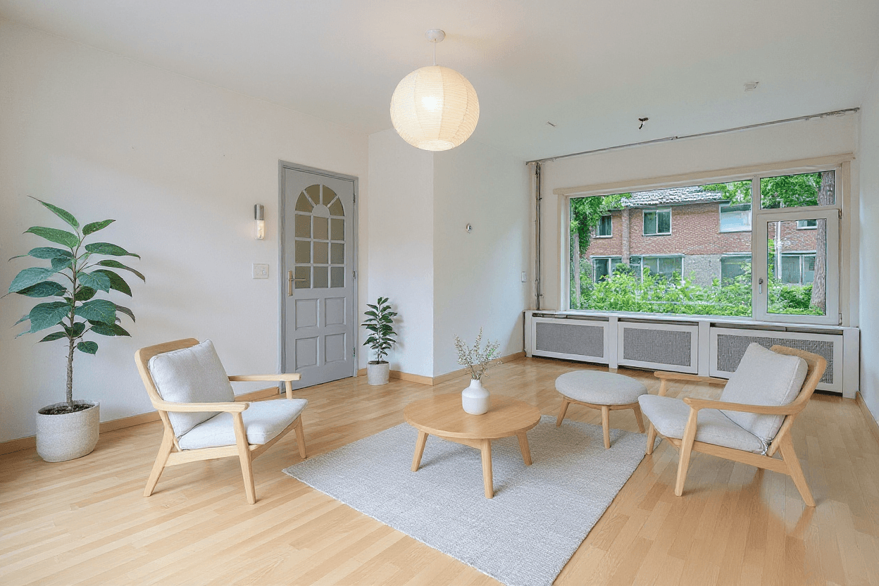 Kluswoning Prinses Irenestraat 18 in Zwolle, impressie na renovatie
