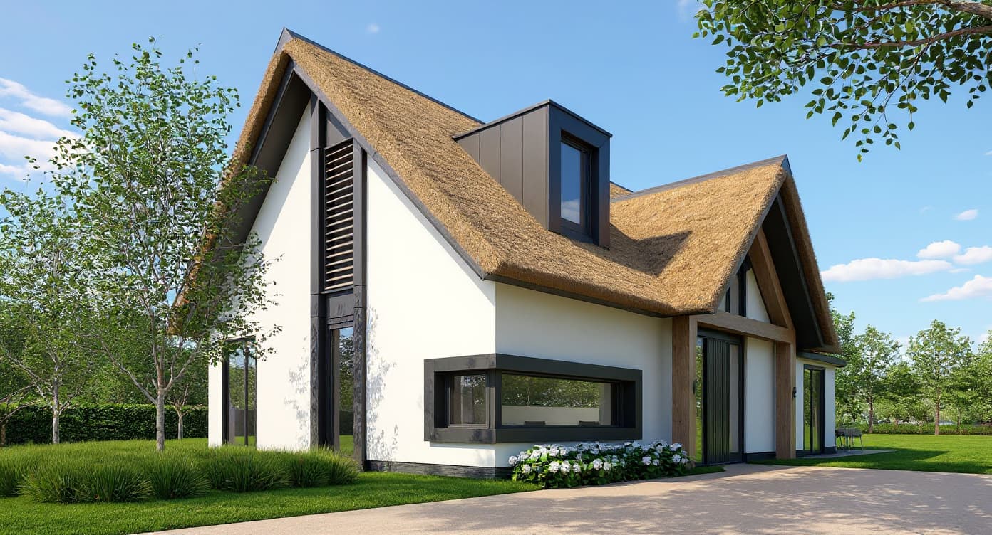 Kluswoning Tijdverdrijfslaan 12 in Egmond aan den Hoef, impressie na renovatie