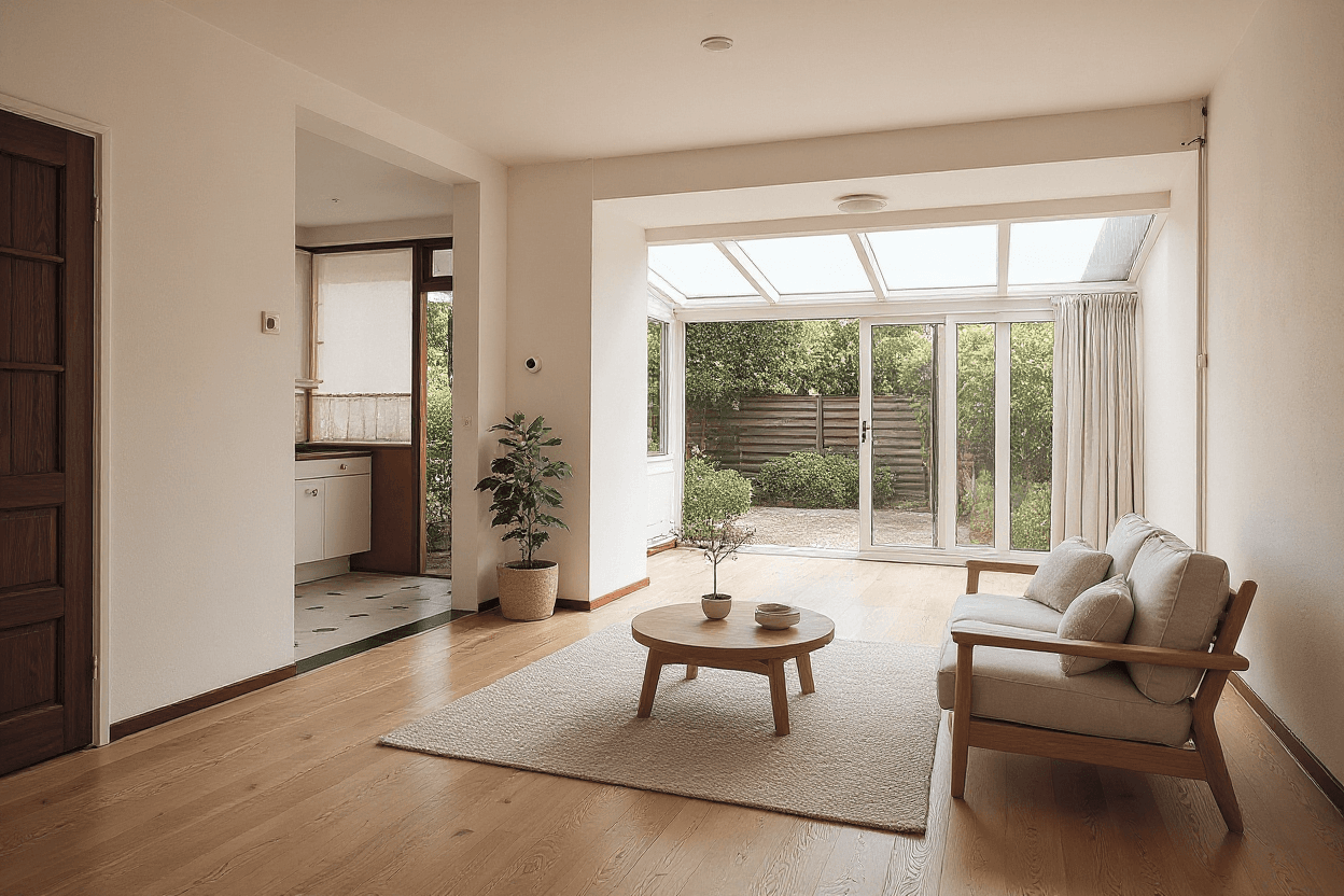 Kluswoning M H Tromplaan 2 in Bennebroek, impressie na renovatie