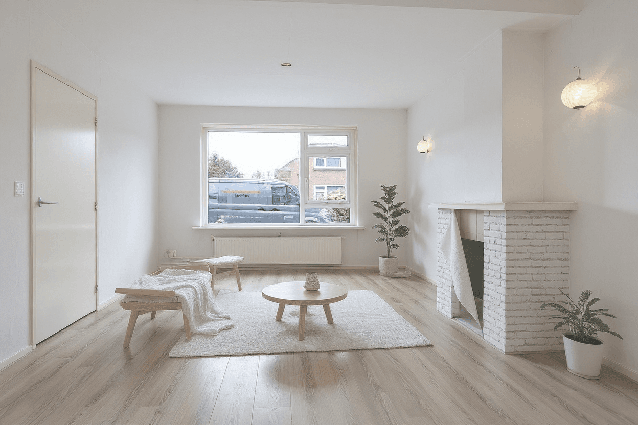 Kluswoning Benthem Reddingiusstraat 28 in Assen, impressie na renovatie