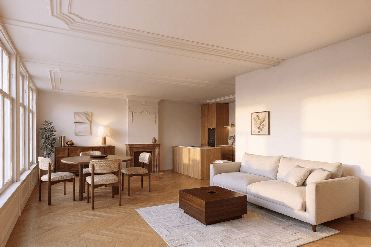Kluswoning Herengracht 60-1A in Amsterdam, impressie na renovatie