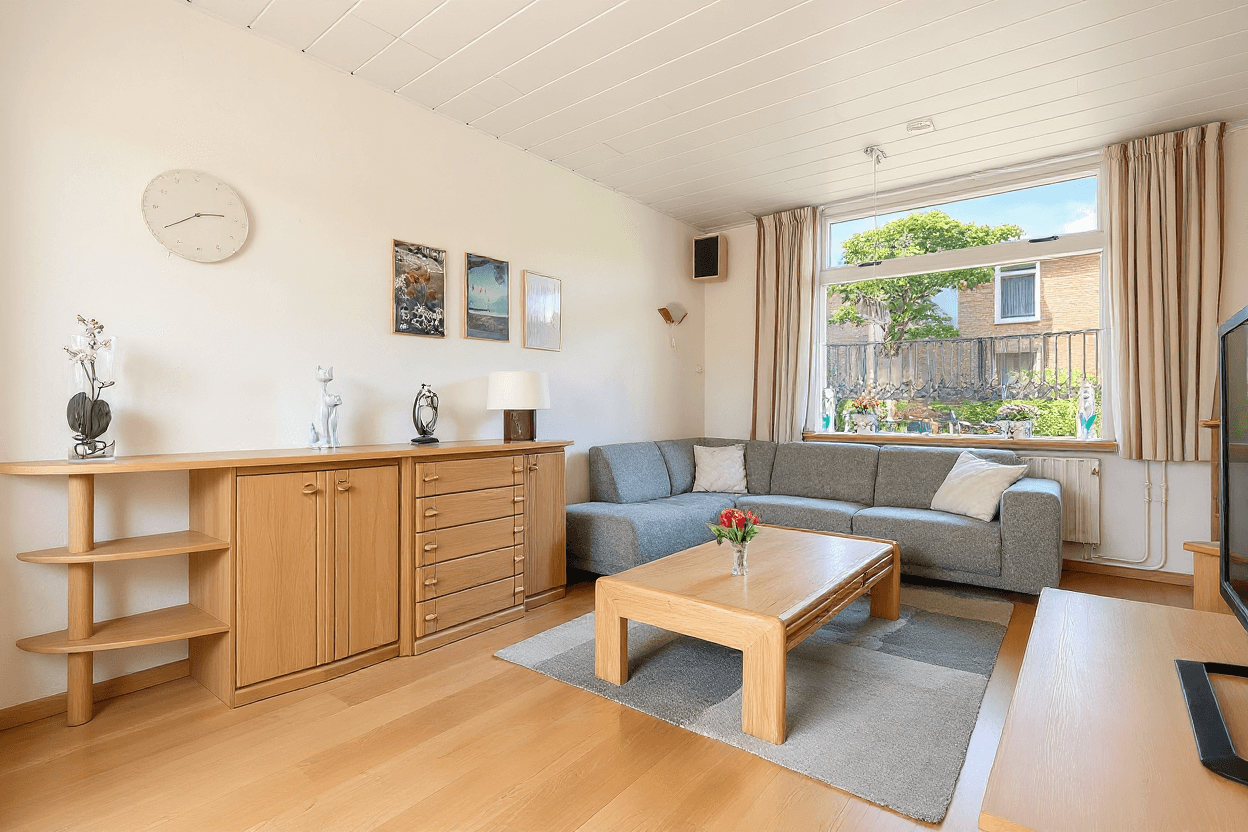 Kluswoning Acaciastraat 51 in Haarlem, impressie na renovatie