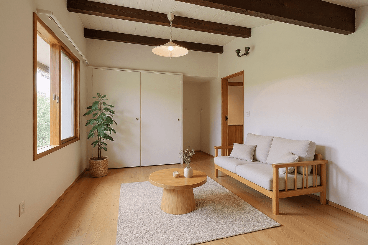Kluswoning Duinzoom 36-A in Rockanje, impressie na renovatie