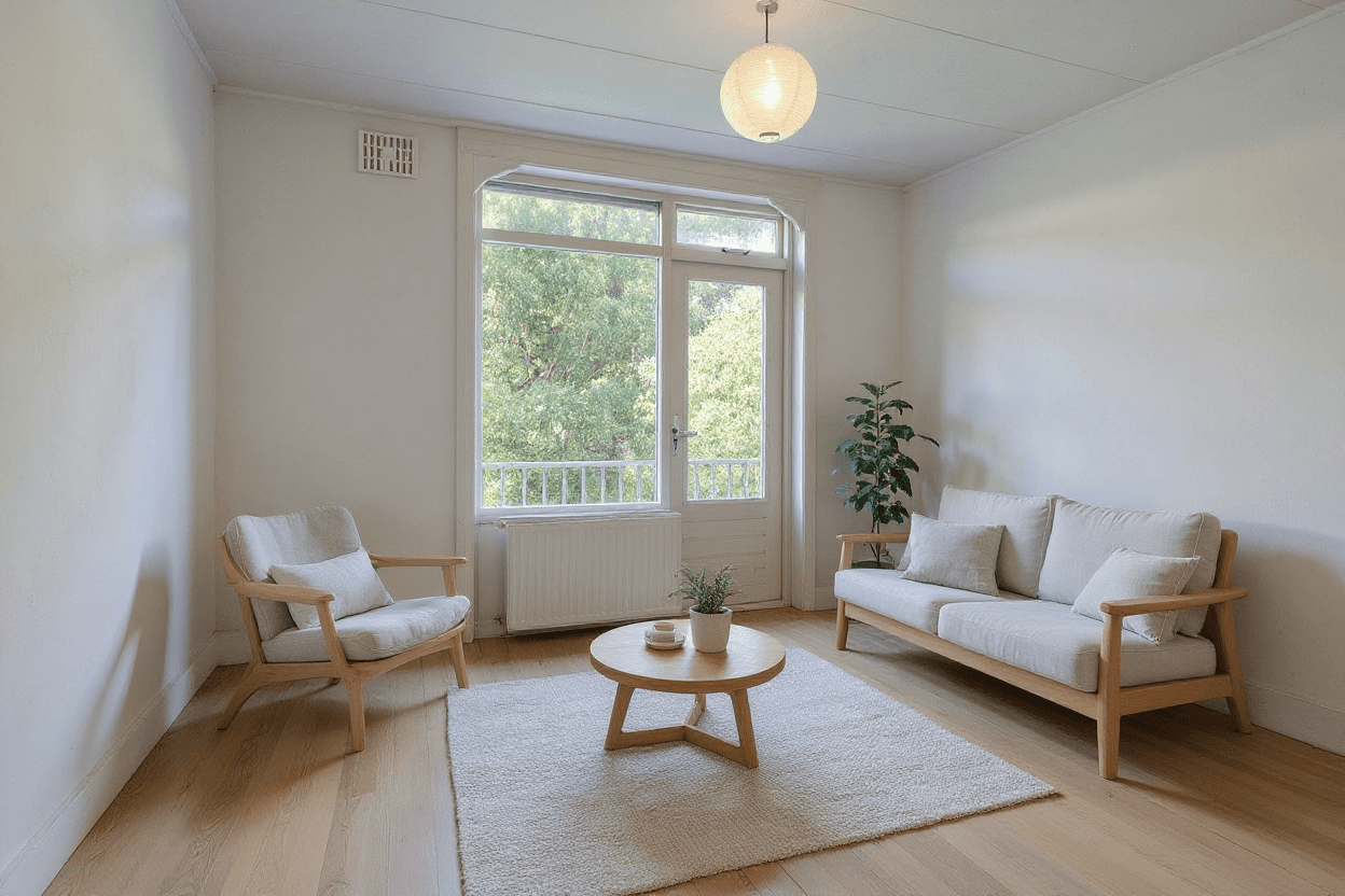 Kluswoning Gentiaanplein 50-1 in Amsterdam, impressie na renovatie