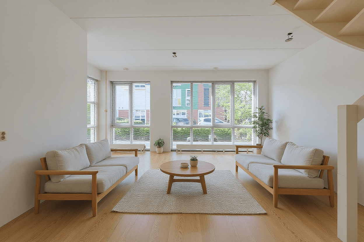 Kluswoning Vredemaker 9 in Zwaag, impressie na renovatie