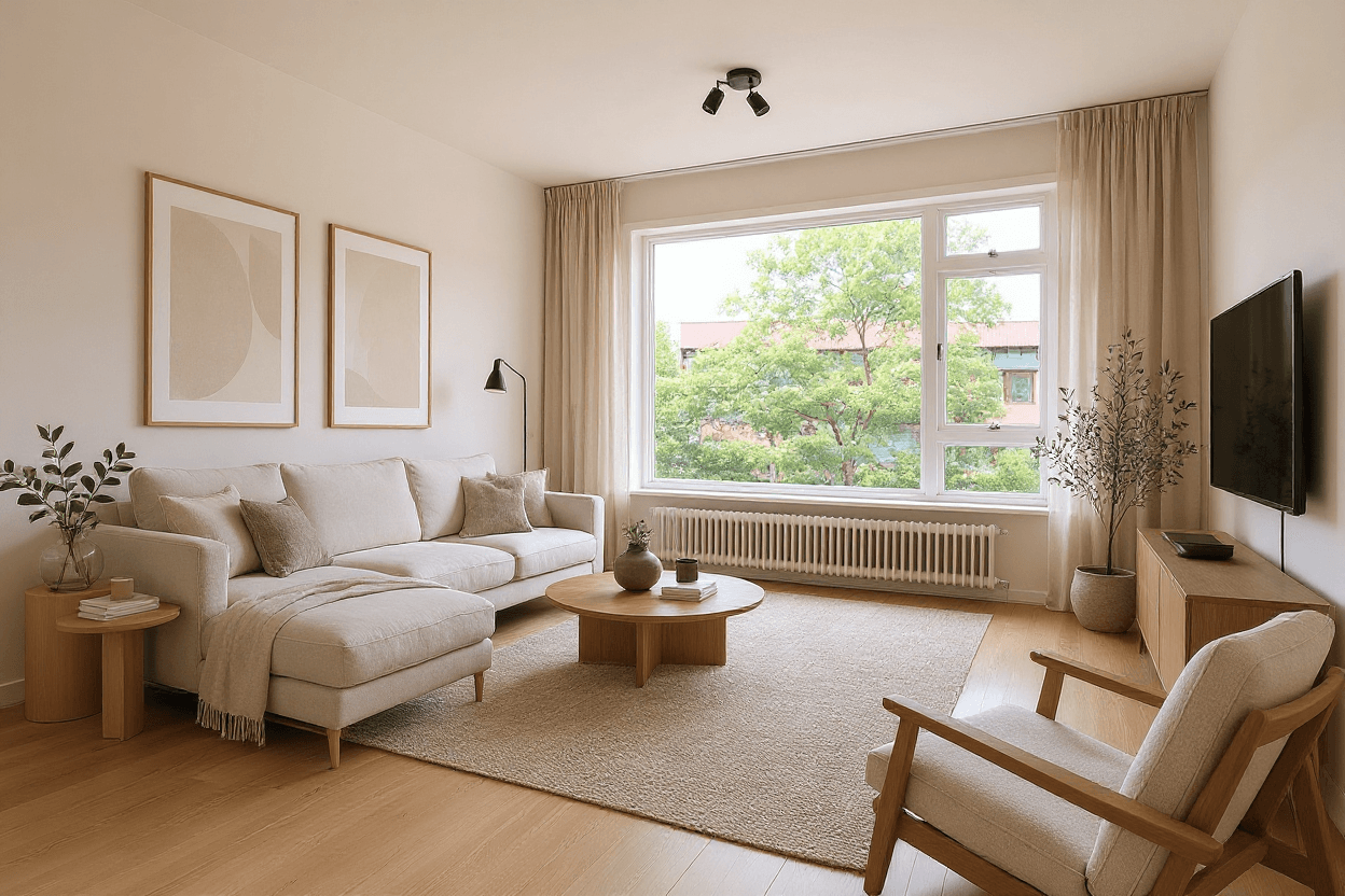 Kluswoning Plesmanlaan 30-II in Haarlem, impressie na renovatie