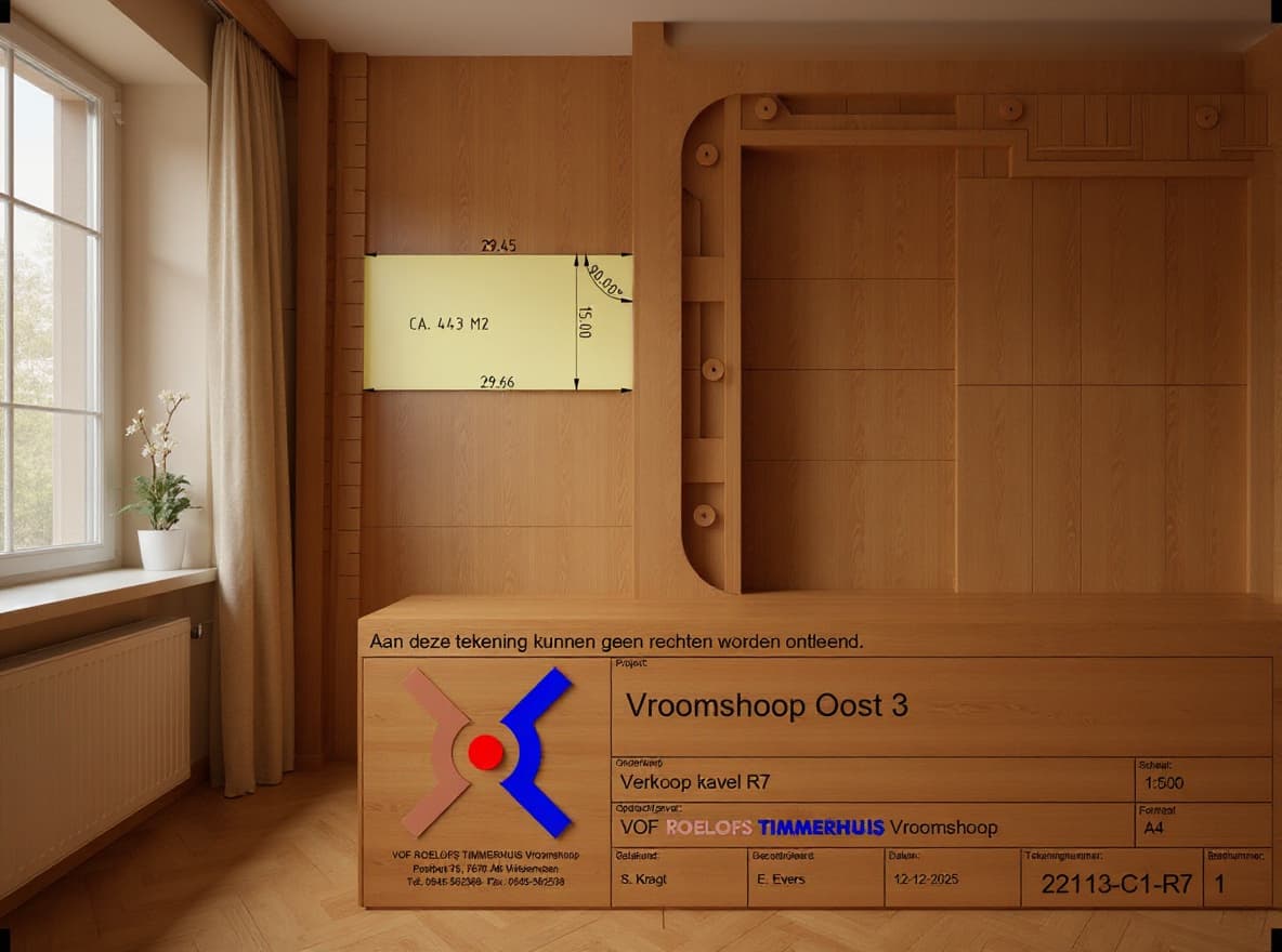Kluswoning Bouwkavels (Bouwnr. R7) in Vroomshoop, impressie na renovatie