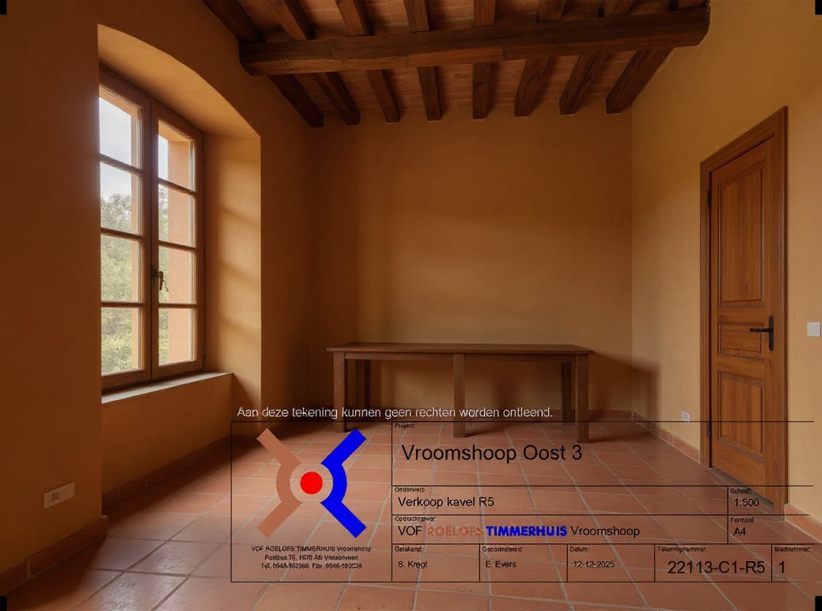 Kluswoning Bouwkavels (Bouwnr. R5) in Vroomshoop, impressie na renovatie